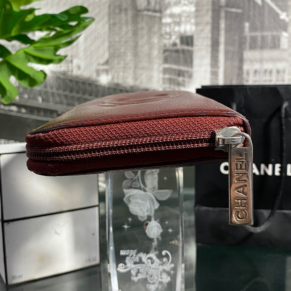 Authentic CHANEL Caviar Timeless CC Zippy Clutch Wallet - Picture 13 of 17